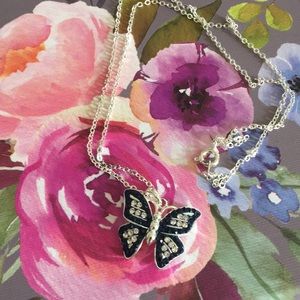 Butterfly pendant necklace